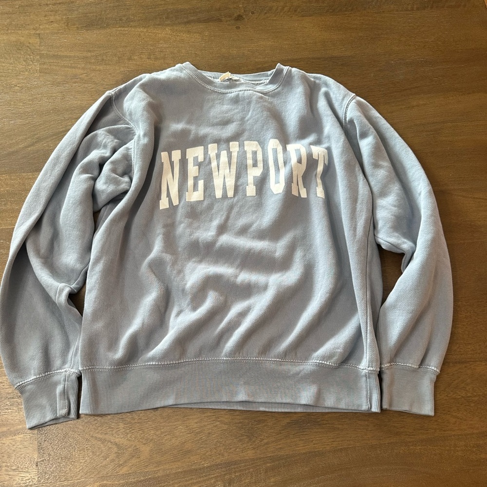 Super cute light blue brandy Melville crewneck:)